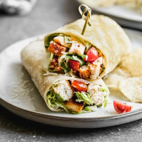 Image of chicken caesar wrap